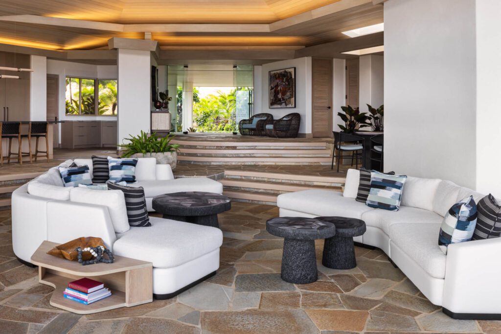 House tour of Mauna Kea Estate living room