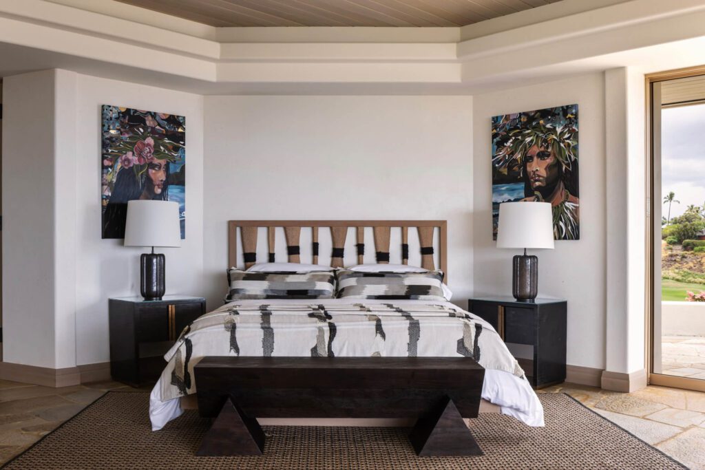 House tour of Mauna Kea Estate primary bedroom