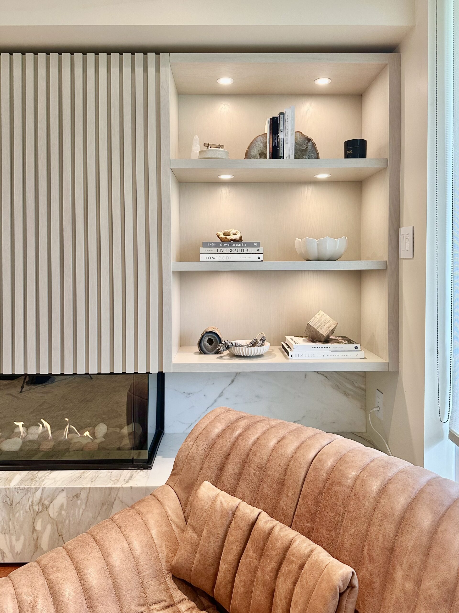 Renovated living room in North Vancouver