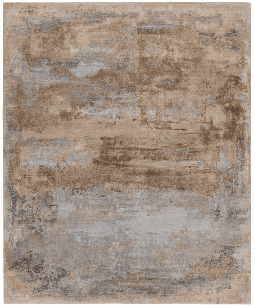 An area rug incorporating Pantone colour of the year Mocha Mousse