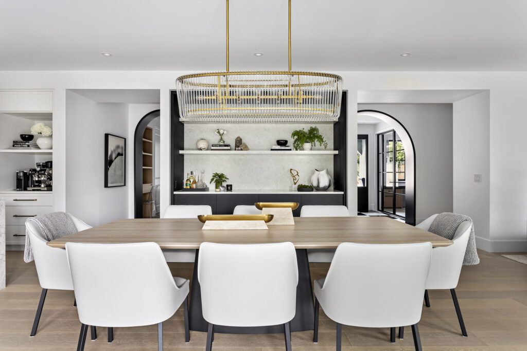 The dining room in our Edgemont family home house tour