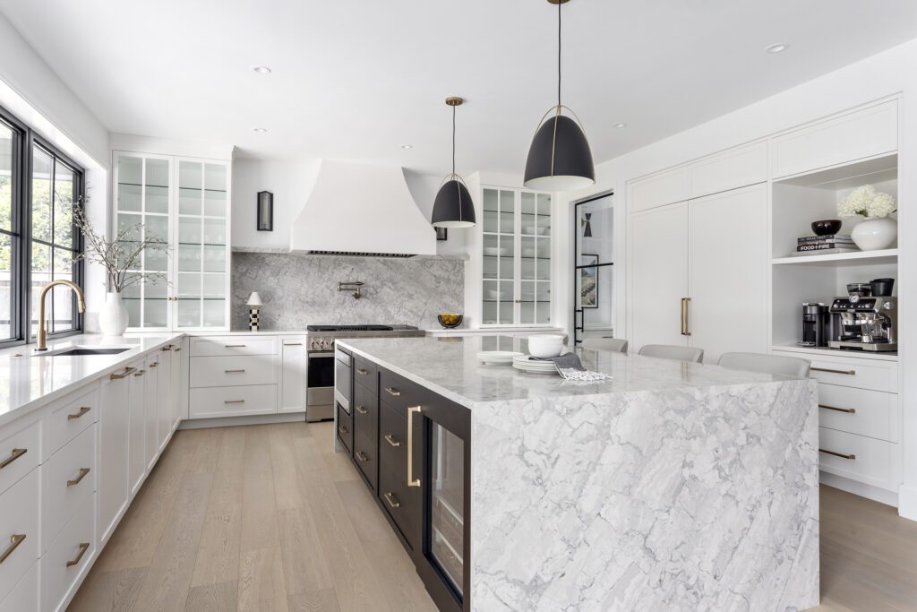 The kitchen in our Edgemont family home house tour